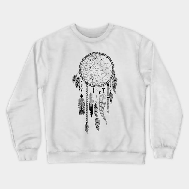 Boho Dreamcatcher Crewneck Sweatshirt by fears